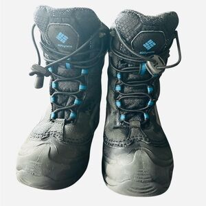 Columbia Kids' Black Hiking Boots